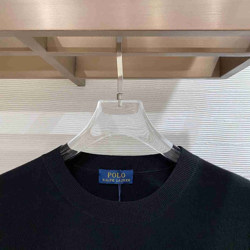 Polo Ralph Lauren Navy Tee with Red Emblem - Picture 5 of 9